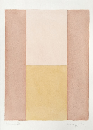 Quadri spaziali, Serie III, 1999
acquerello su carta
21 x 15 cm