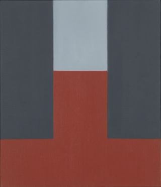 Quadri spaziali, Serie III 4: Abstraktion konstruierter Raum, 1999
olio su tela
35 x 30 cm