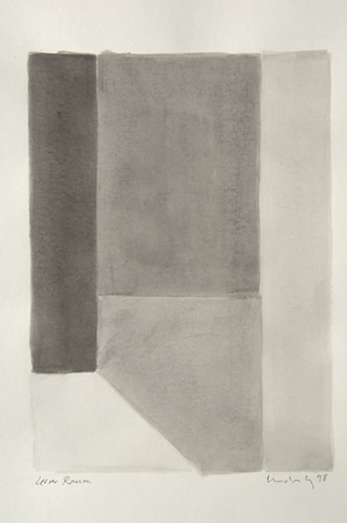 Quadri spaziali, Leerer Raum, 1998
acquerello su carta
29 x 21 cm