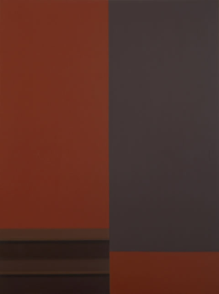 Quadri spaziali, Großes Treppenhaus in versetzter Sicht, rechts, 1988
olio su tela
200 x 150 cm