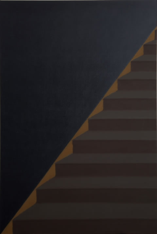 Quadri spaziali, Treppe, 1988
olio su tela
200 x 135 cm