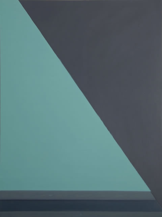 Quadri spaziali, Großes Treppenhaus mit diagonaler Untersicht, 1988
olio su tela
200 x 135 cm