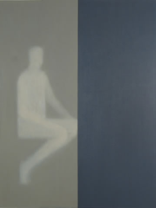 Figures, Sitzende Figur,  2006
olio su tela
200 x 150 cm
