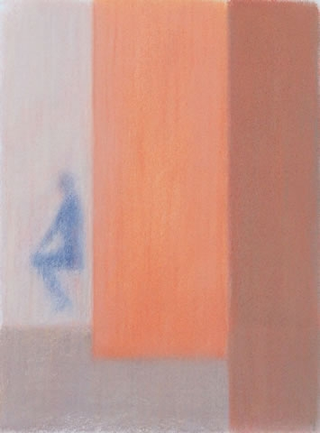 Figures, Sitzende Figur, 2005
pastello su carta
40 x 30 cm